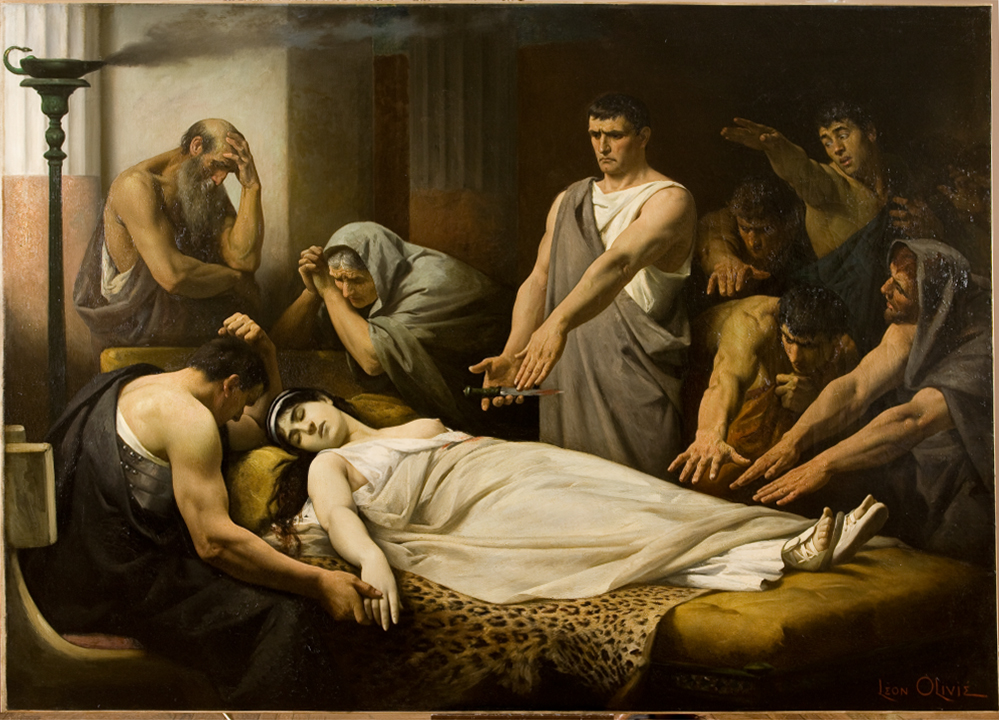 Le serment de Brutus sur le corps de Lucrèce, 1879