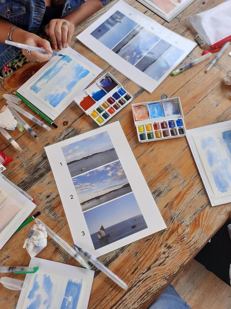 Initiation à l'aquarelle avec Emma de Morel