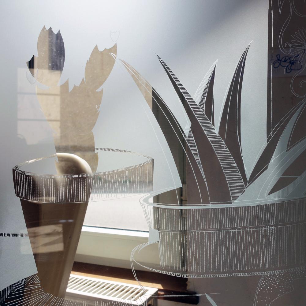 Démonstration verrière - Techniques de la gravure sur verre