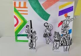 Maquette d'un mini théâtre